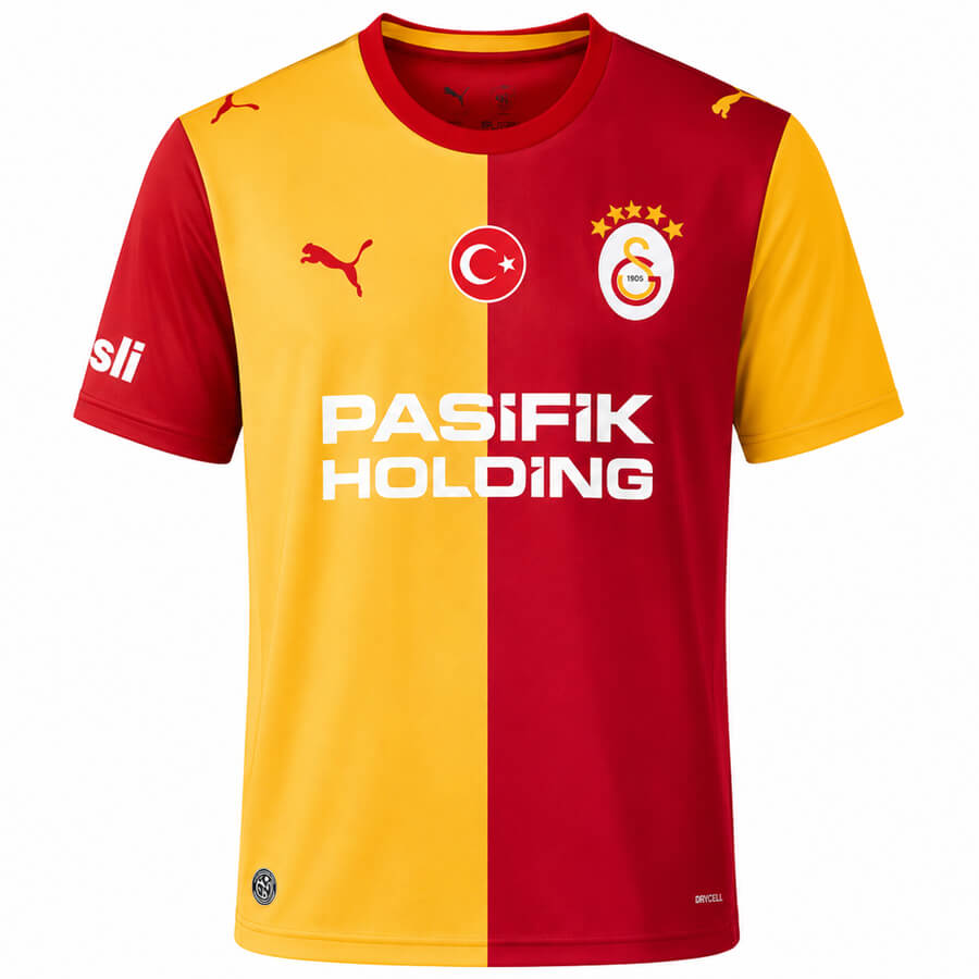 Galatasaray Home Football Shirt 26 27