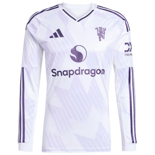 Manchester United Away Long Sleeve Football Shirt 25 26