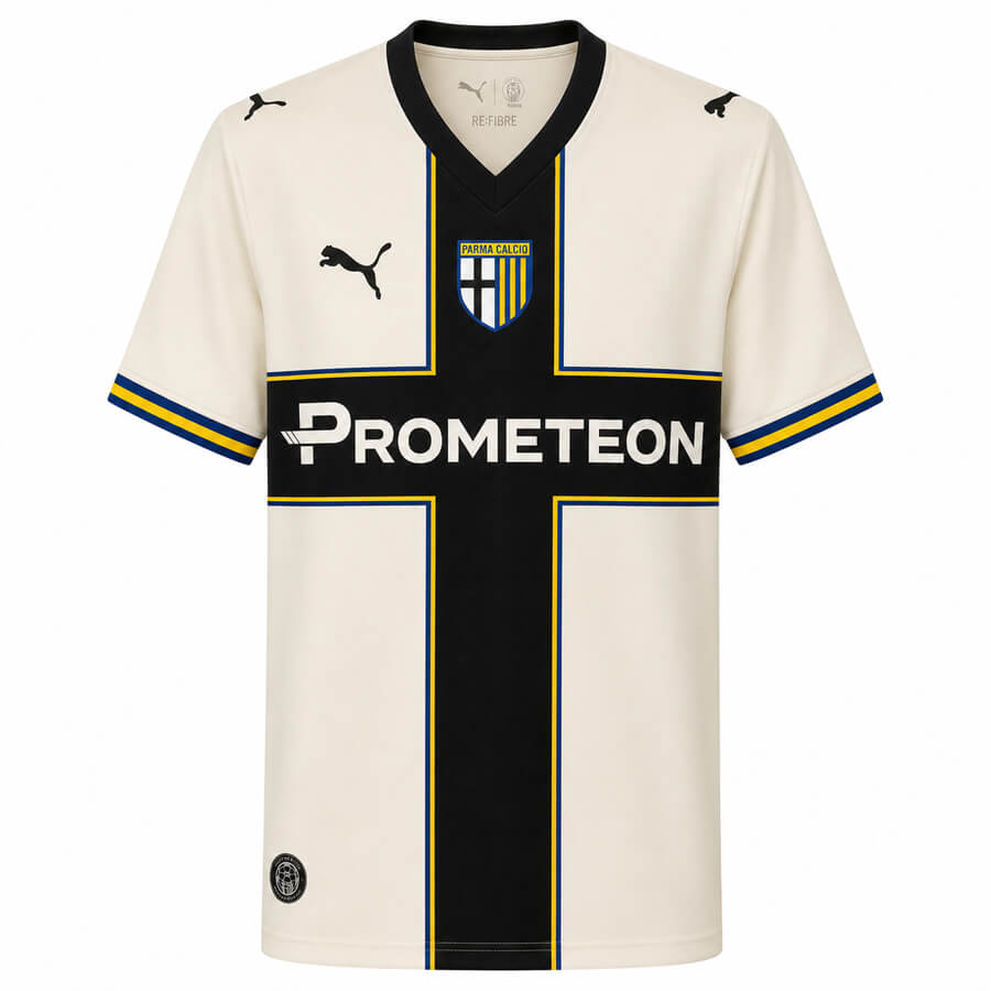 Parma Home Football Shirt 26 27