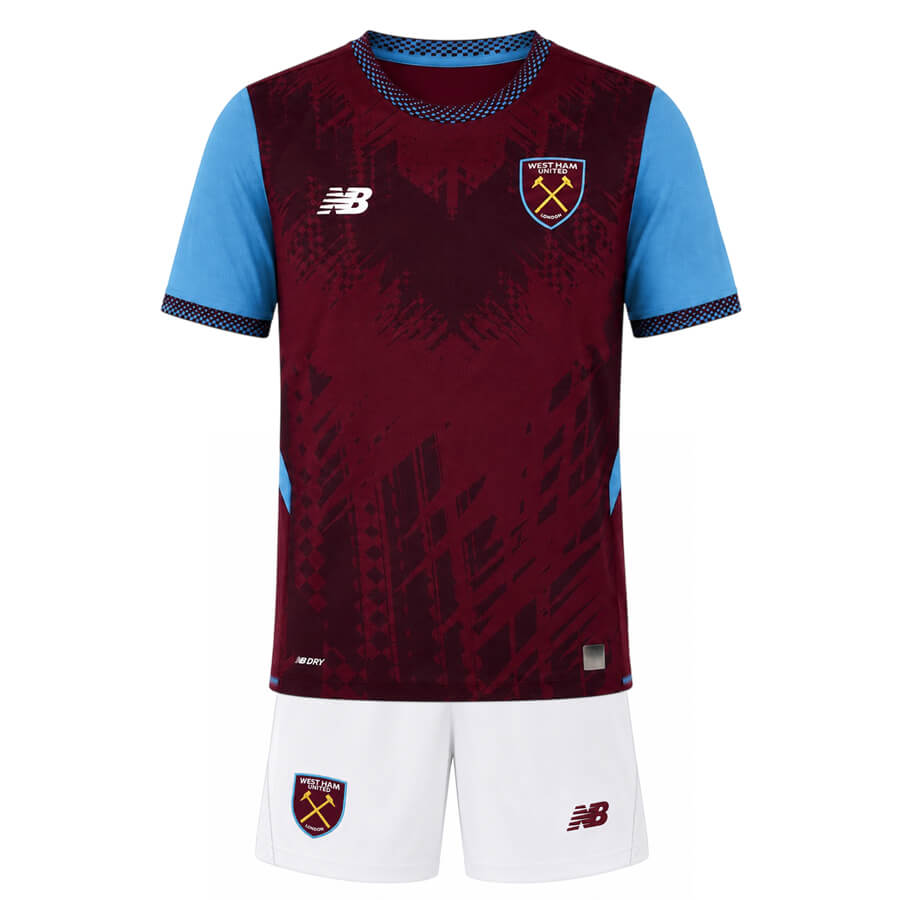 West Ham Home Kids Football Kit 26 27