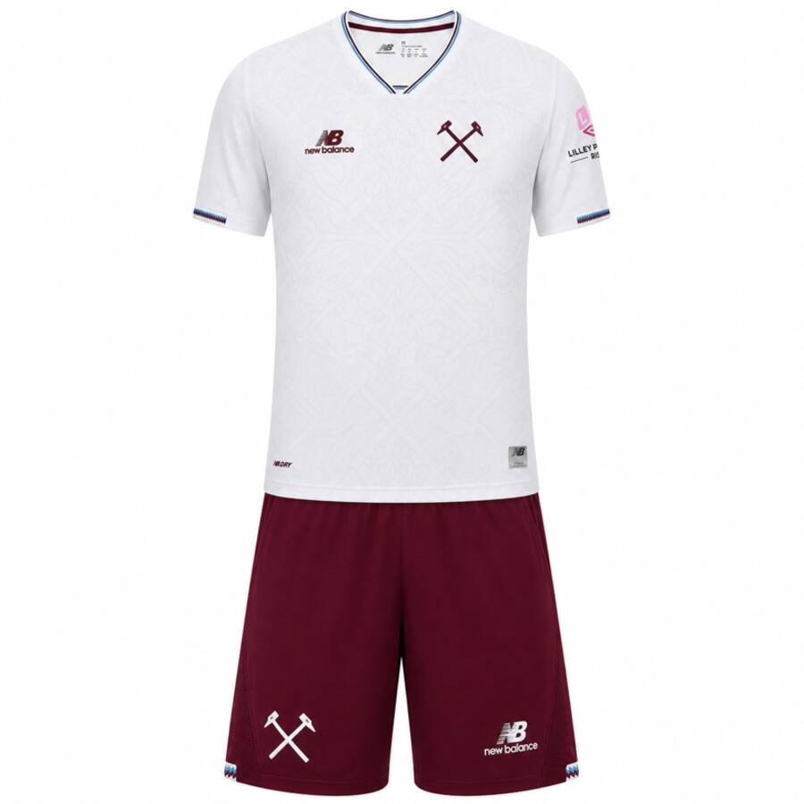 West Ham United Away Kids Football Kit 26 27