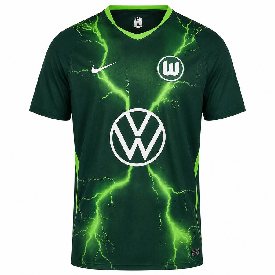 Wolfsburg Home Football Shirt 26 27