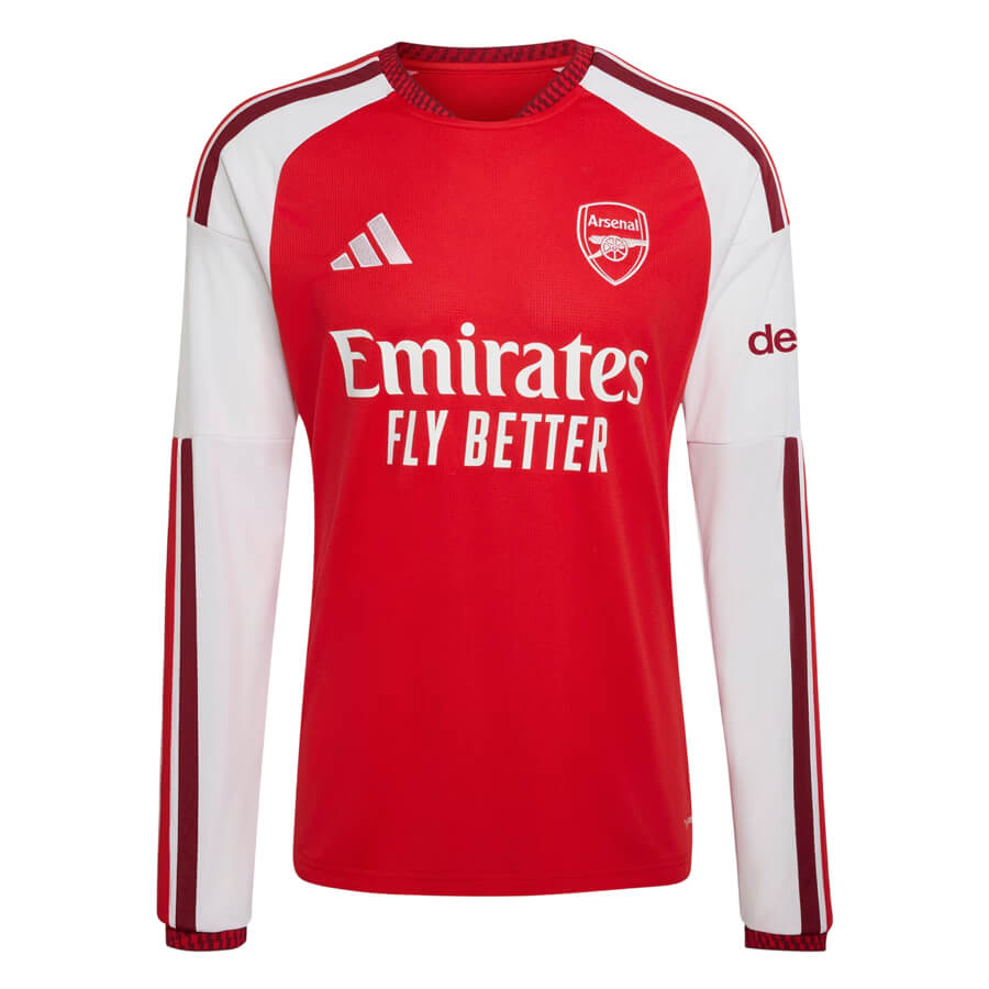 Arsenal Home Long Sleeve Football Shirt 26 27