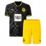 Borussia Dortmund Away Kids Football Kit 22 23
