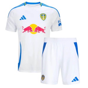 Leeds United Home Kids Football Kit 24 25
