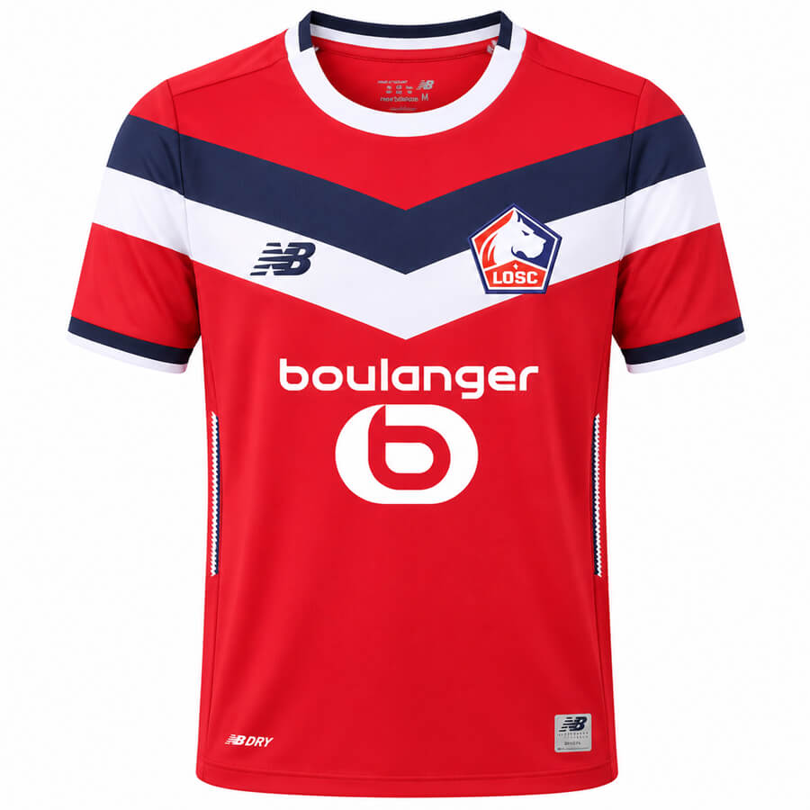 Lille Home Football Shirt 26 27
