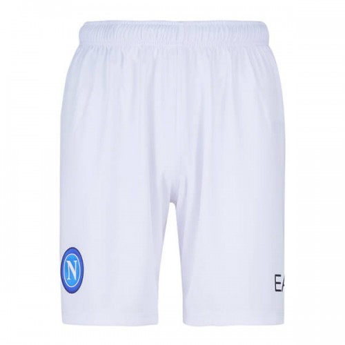 Napoli White Football Shorts 22 23
