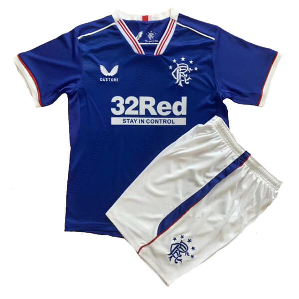 Rangers Home Kids Football Kit 20/21 