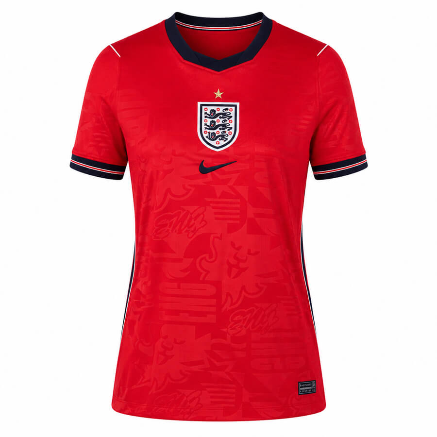 England Away Womans Football Shirt 26 27