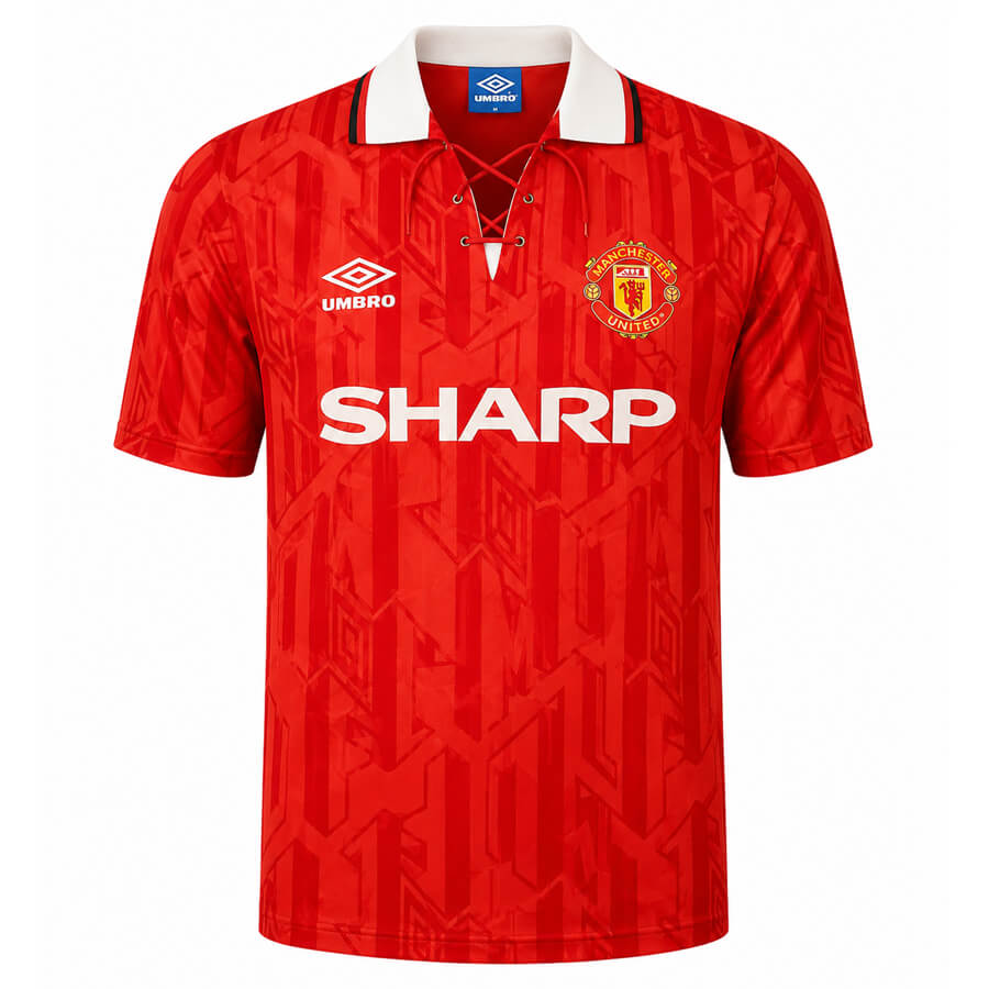 Manchester United Home 1992 1994 Football Shirt