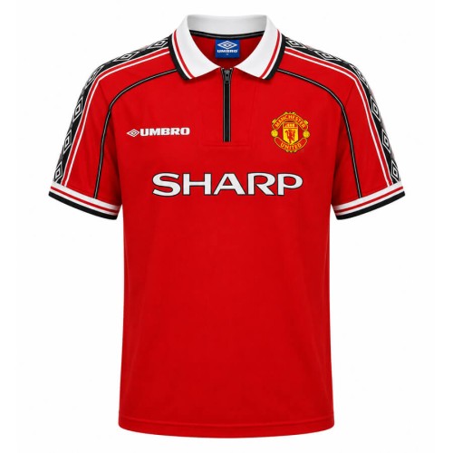 Manchester United Home 1998 1999 Football Shirt