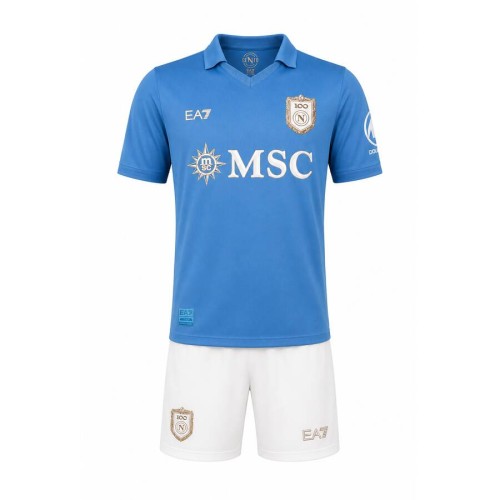 Napoli Home Kids Football Kit 26 27
