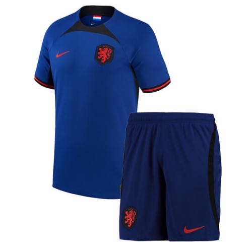 Netherlands Away Kids Football Kit 2022