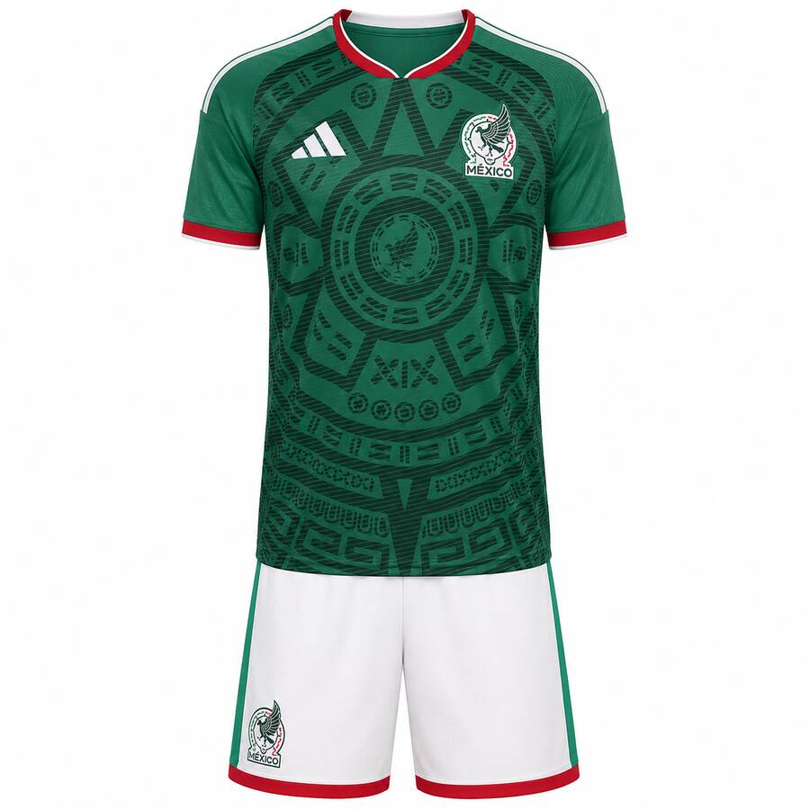 Mexico Home Kids Football Kit 2026