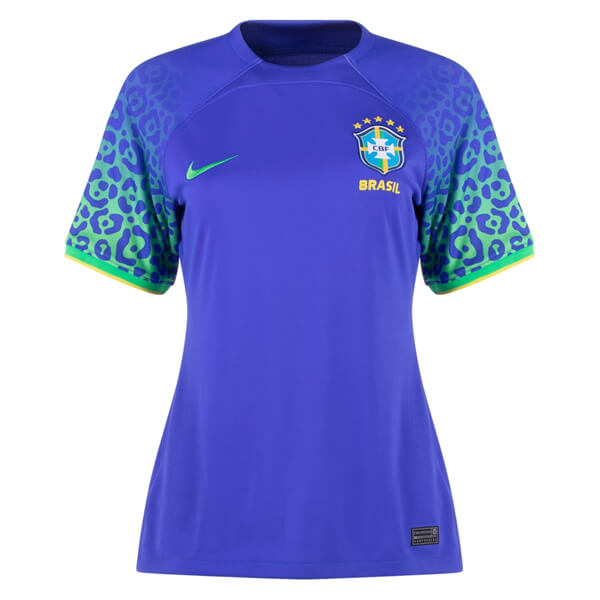 Brazil Away Womens Football Shirt 2022