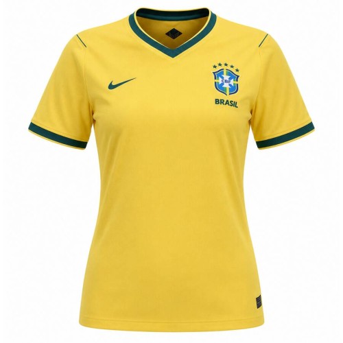 Brazil Home Womans Football Shirt 2026