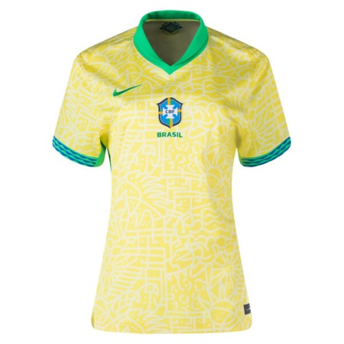 Brazil Home Womens Football Shirt 2024