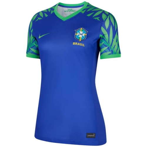 Brazil Womens Away Football Shirt 2023 - Womens
