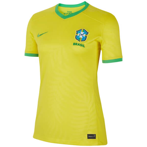 Brazil Womens Home Football Shirt 2023 - Womens