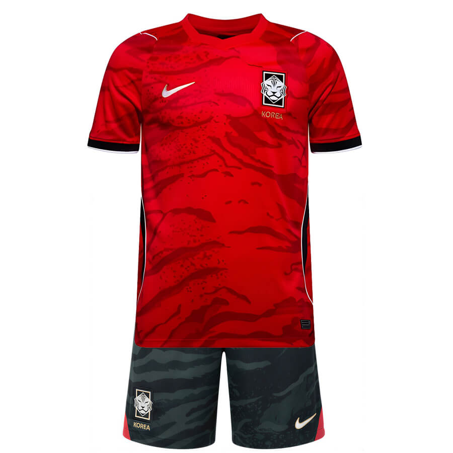 South Korea Home World Cup Kids Football Kit 2026
