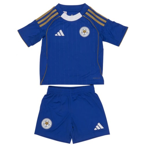 Leicester City Home Kids Football Kit 25 26