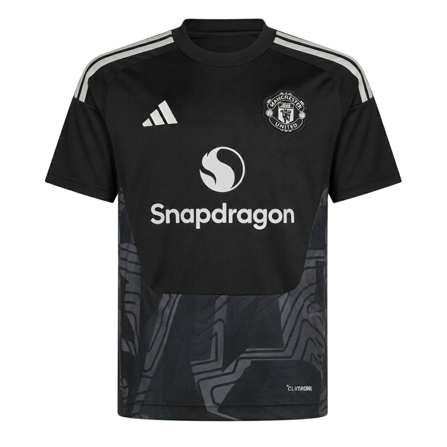 Manchester United Goalkeeper Football Shirt 26 27 - Black