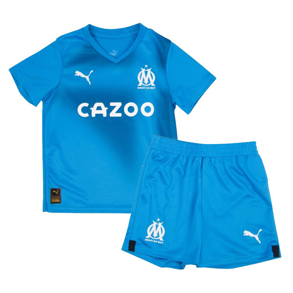 Marseille Third Kids Football Kit 22 23