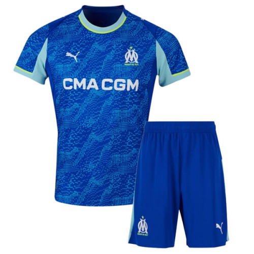 Marseille Third Kids Football Kit 25 26