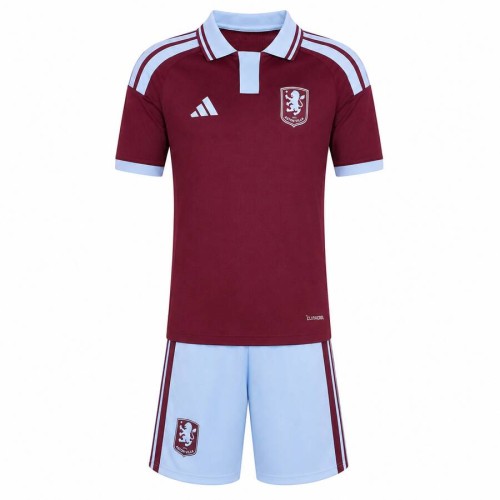 Aston Villa Home Kids Football Kit 26 27