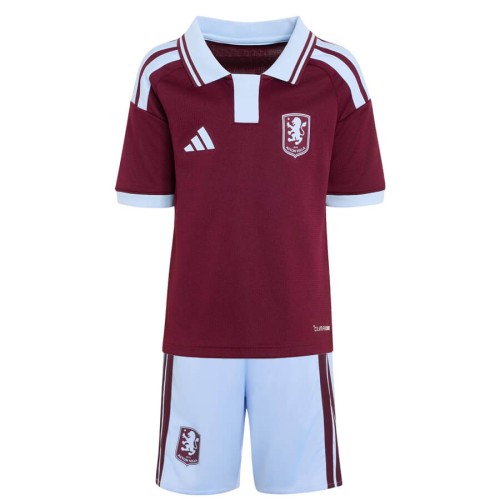 Aston Villa Home Kids Football Kit 26 27