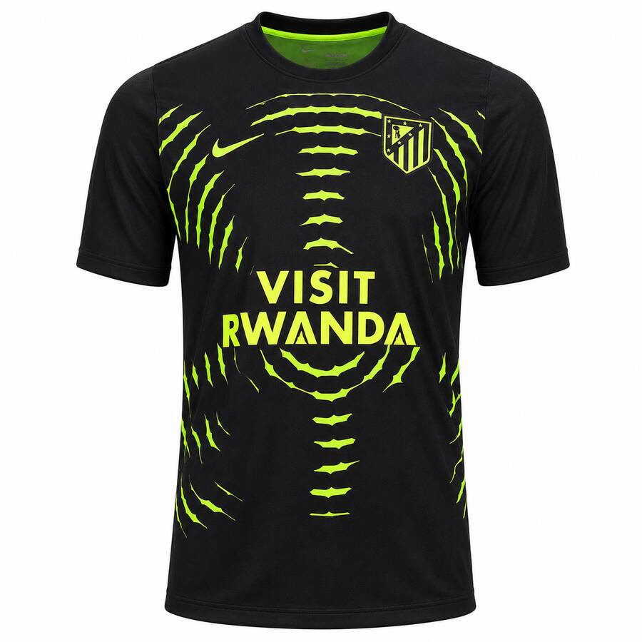 Atletico Madrid Pre Match Black Training Top 2026