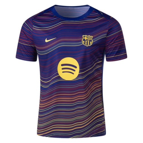 Barcelona Pre Match Training Soccer Jersey - Blue