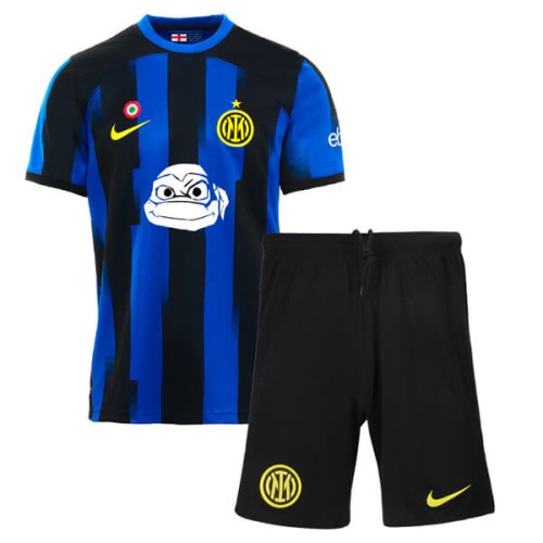 Inter Milan Home Ninja Turtles Kids Football Kit 2324