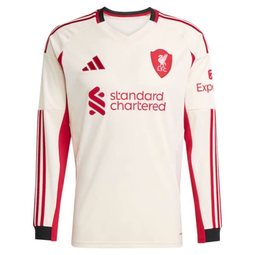 Liverpool Away Long Sleeve Football Shirt 25 26