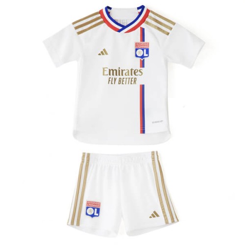 Olympique Lyon Home Kids Football Kit 23 24