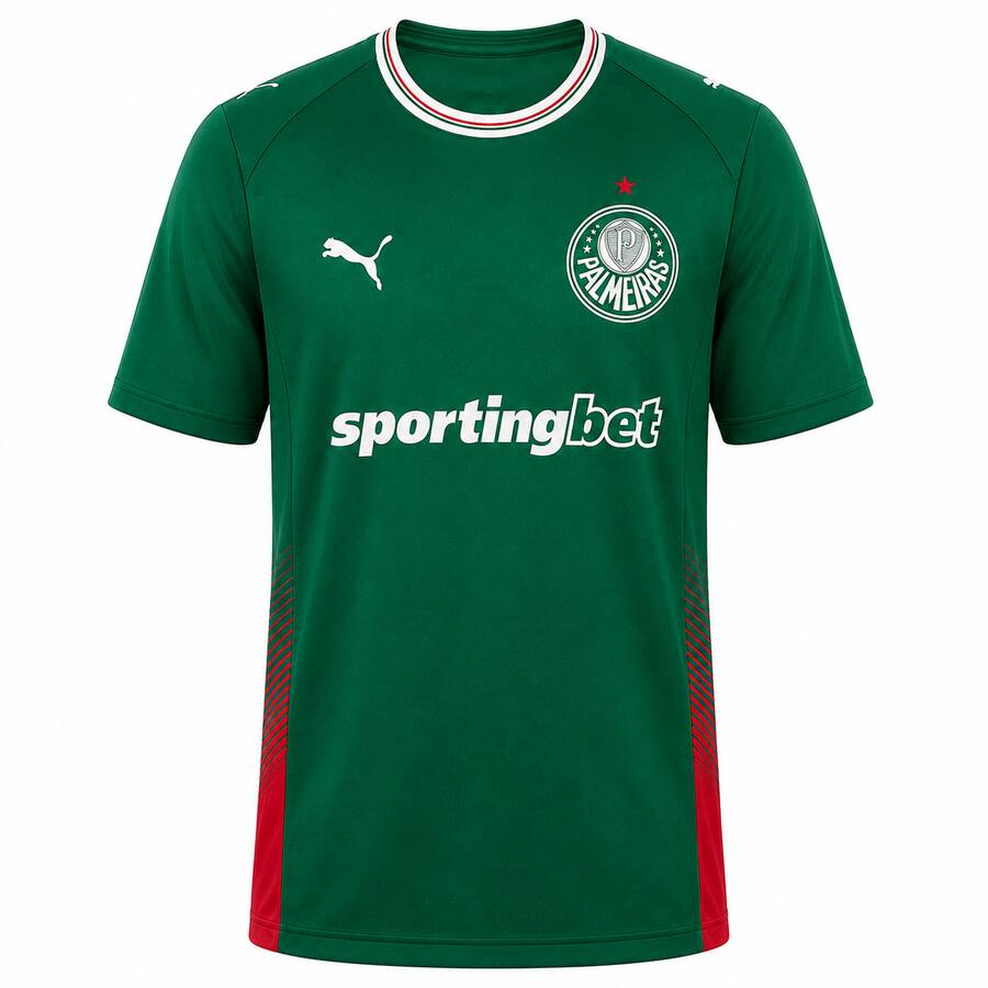 Palmeiras Home Football Shirt 26 27