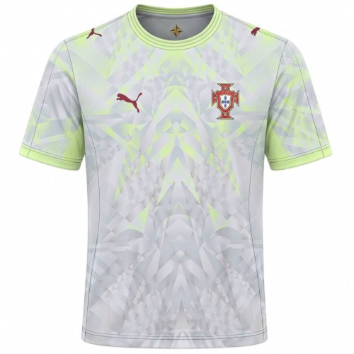 Portugal Goalkeeper Silver Football Shirt 2026