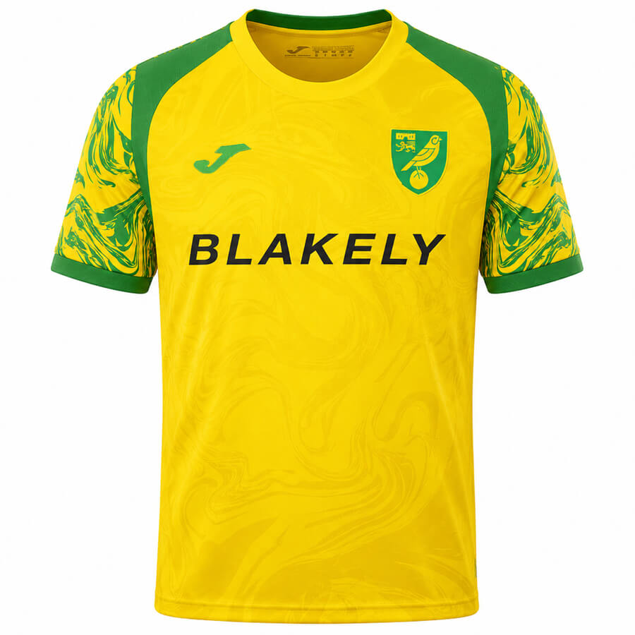 Norwich City Home Football Shirt 26 27
