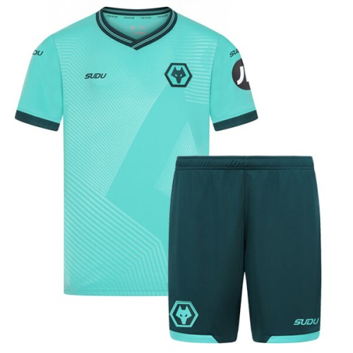 Wolverhampton Wanderers Away Kids Football Kit 25 26