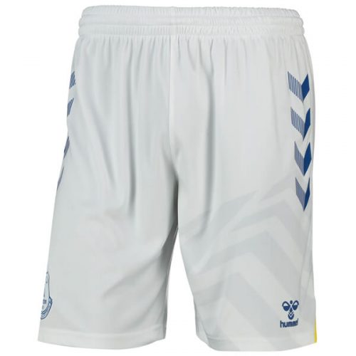 Everton Home Football Shorts 2122 - White