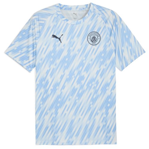 Manchester City Pre Match Training Football Top - Sky Blue