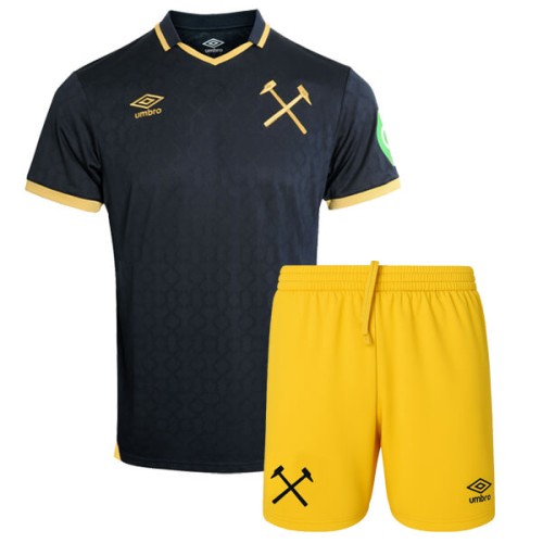 West Ham United Third Kids Football Kit 25 26