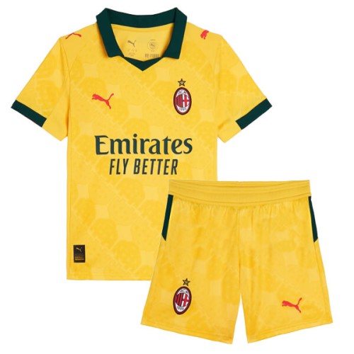 AC Milan Third Kids Football Kit 25 26