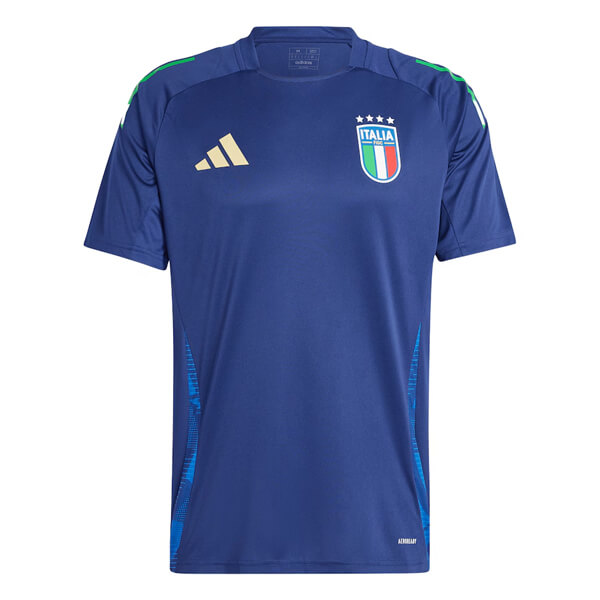 Italy Pre Match Training Football Shirt - Navy Blue