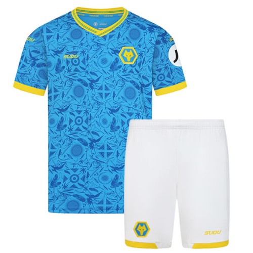 Wolverhampton Wanderers Third Kids Football Kit 25 26