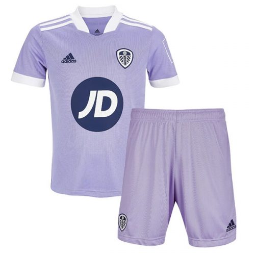 Leeds United Third JD Kids Football Kit 21 22
