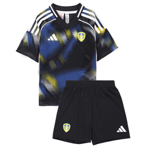 Leeds United Third Kids Football Kit 25 26