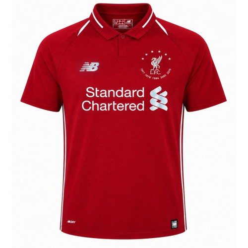 Liverpool 6 Times Euro 2018 2019 Football Shirt