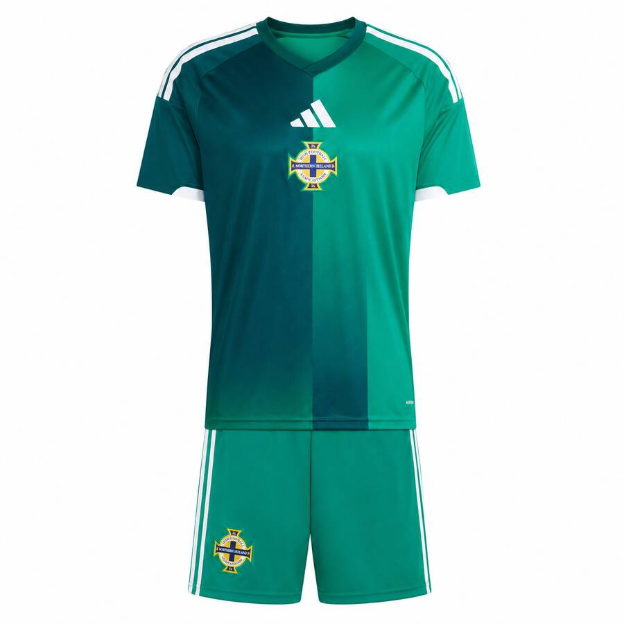 Northern Ireland Home Kids Football Kit 26 27