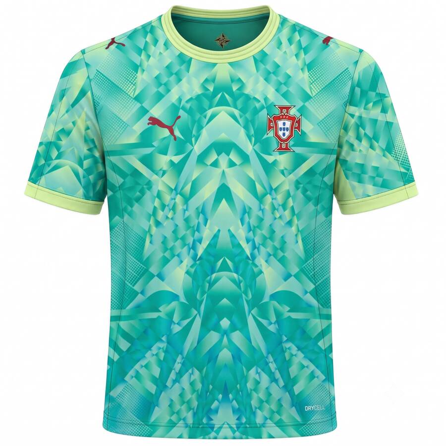 Portugal Goalkeeper Aquatic Football Shirt 2026